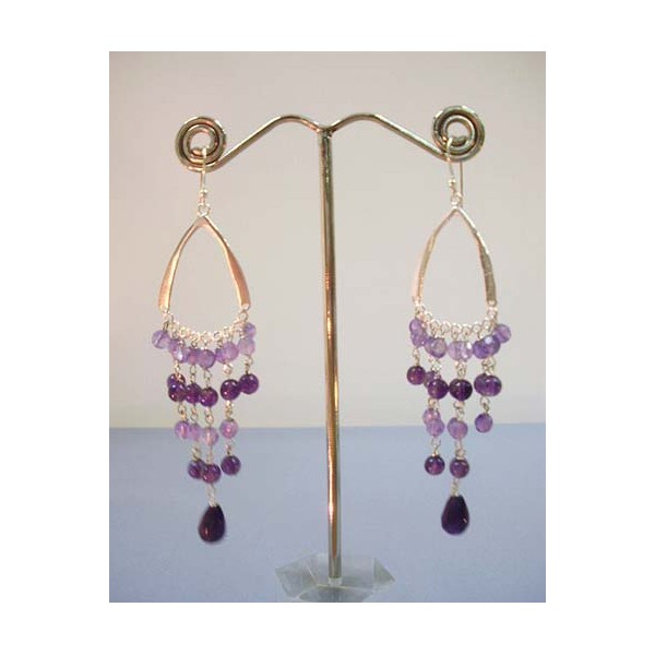 E0256 Amethyst Earring