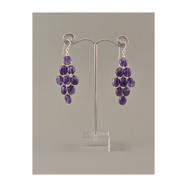JE196 Amethyst Earring