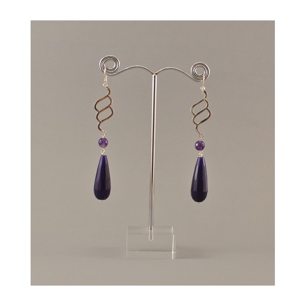 JE296 Amethsyt Earring