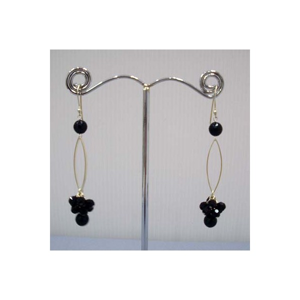 E0269 Onyx Earring