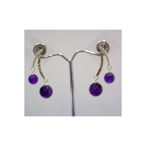 E0276 Amethyst Earring