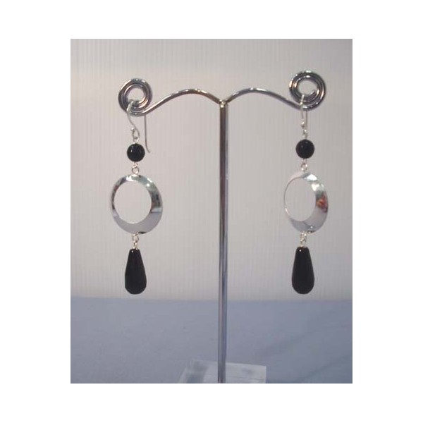 E0286 Onyx Earring