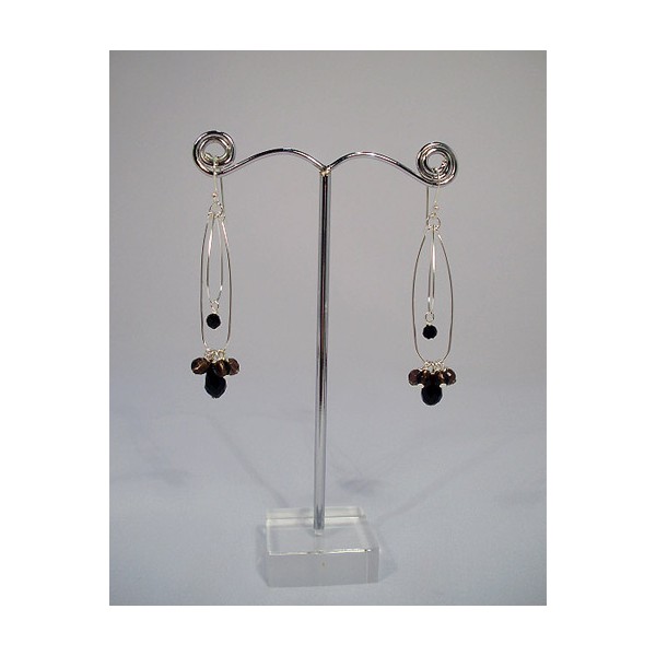 E0306 Onyx Earring