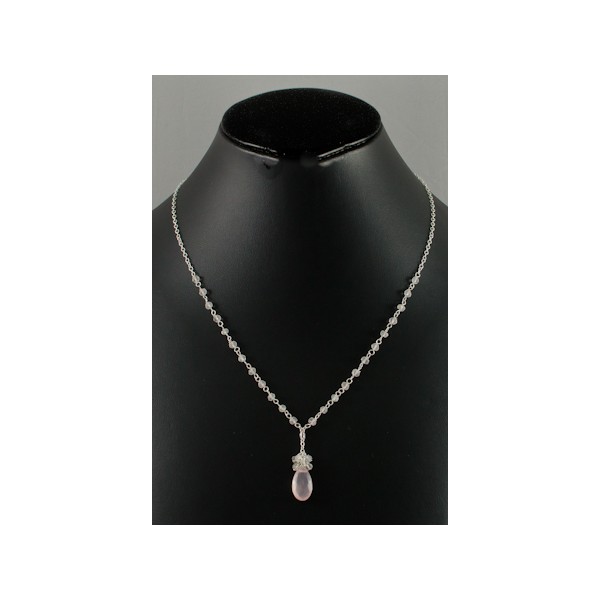 JNSU1189 Rose Quartz Necklace