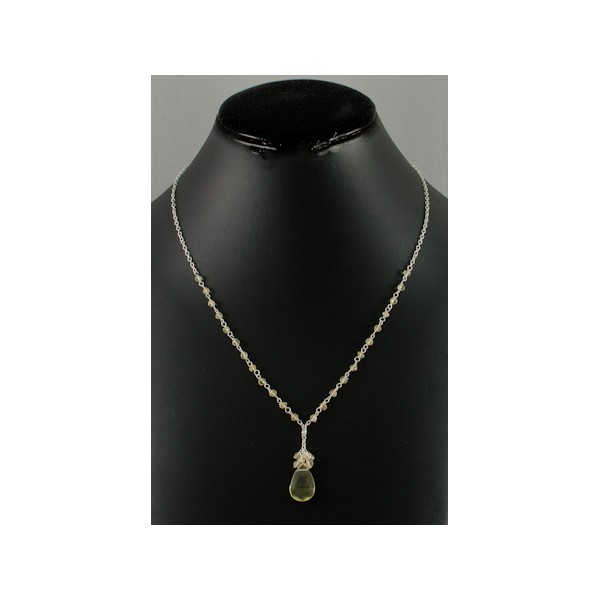 JNSU1190 Lemon Quartz Necklace