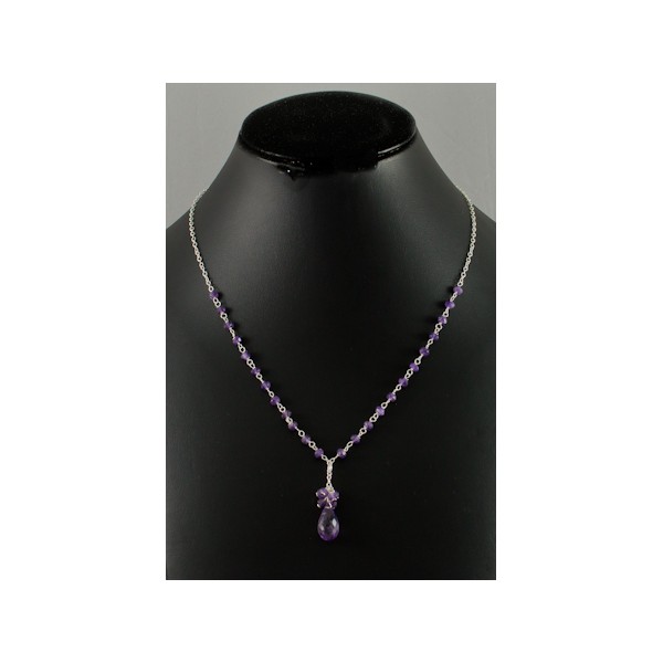 JNSU1192 Amethyst Necklace