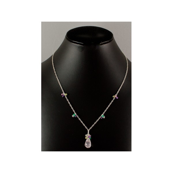 JNSU1084 Rose Quartz Necklace