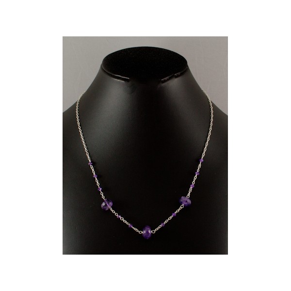 JNSU1123 Amethyst Necklace