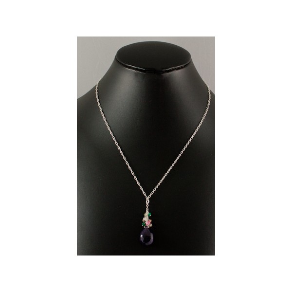 JNSU1137 Amethyst Necklace