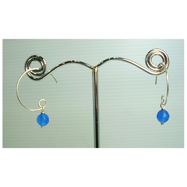 E0316 Blur Agate Earring
