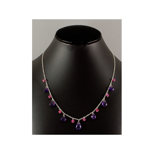 JNSU1156 Amethyst Necklace