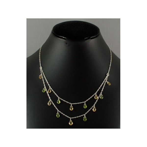 JNSU1161 Lemon Quartz Necklace