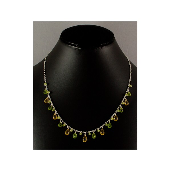 JNSU1241 Lemon Quartz Necklace