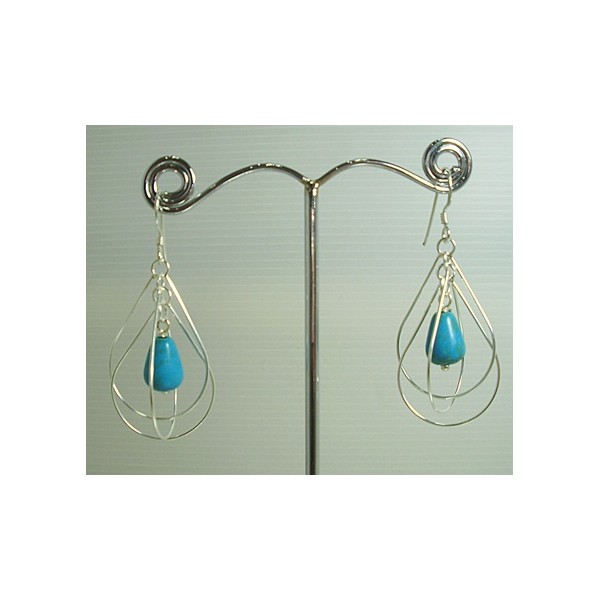 E0343 Turquoise Earring