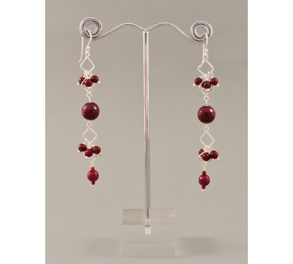 JE450 Ruby Earring