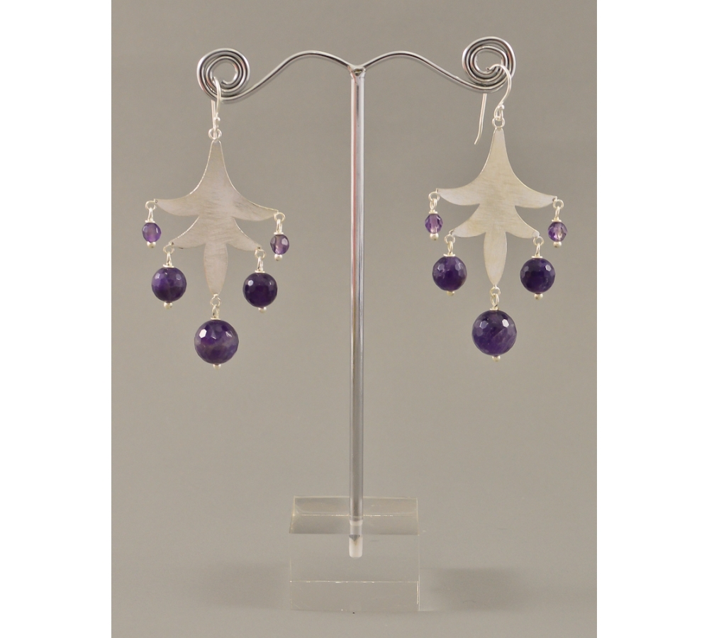 JE454 Amethyst Earring