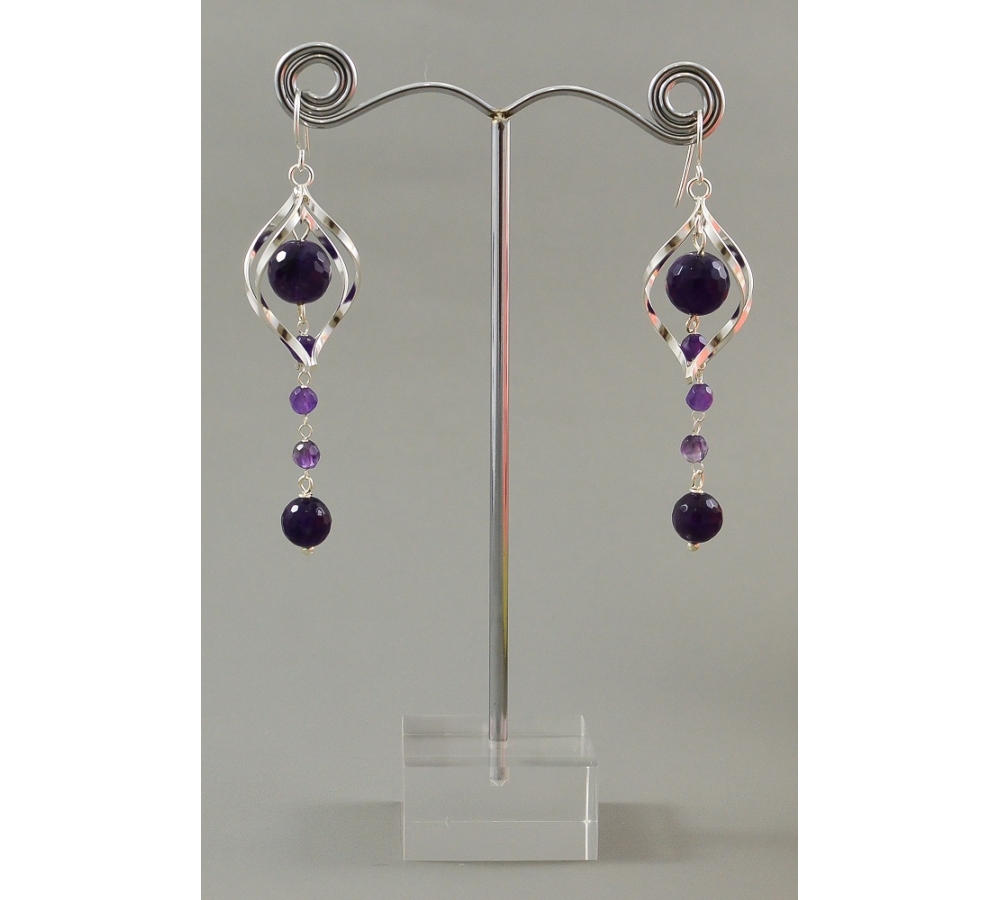 JE452 Amethyst Earring