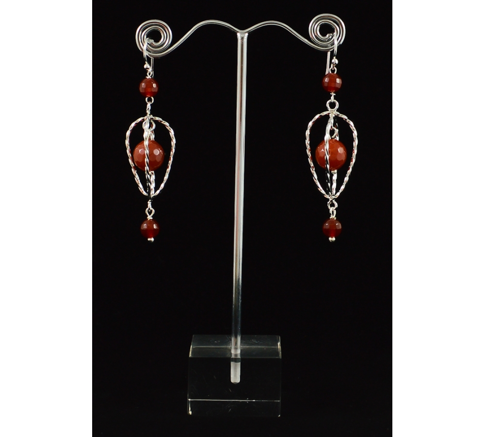JE456 Ruby Earring