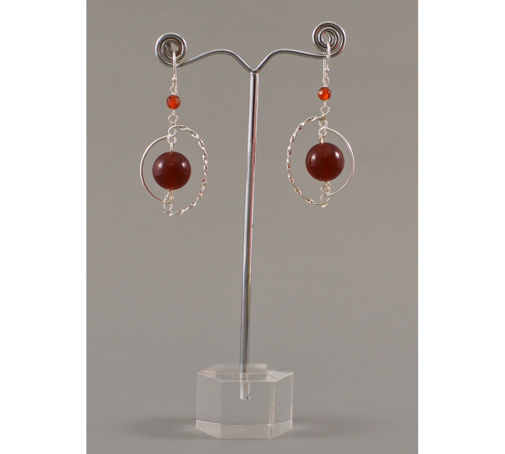 JE459 Ruby Earring