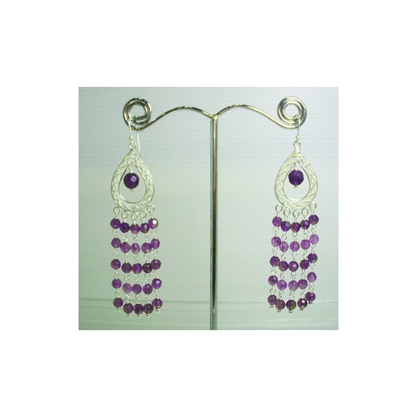E0356 Amethyst Earring
