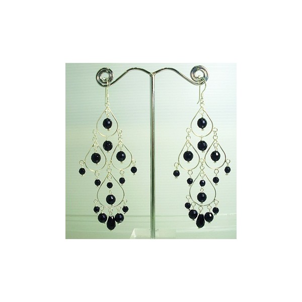 E0359 Onyx Earring