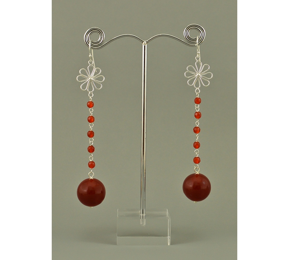 JE440 Ruby Earring
