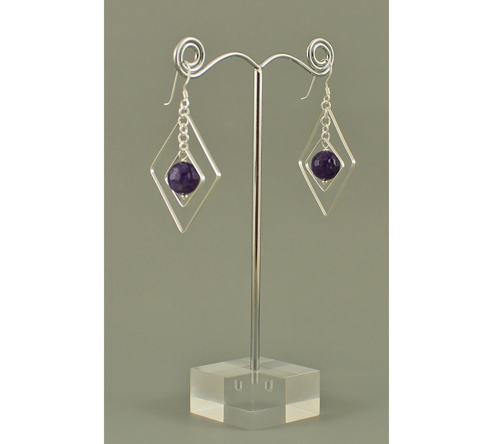 JE437 Amethyst Earring