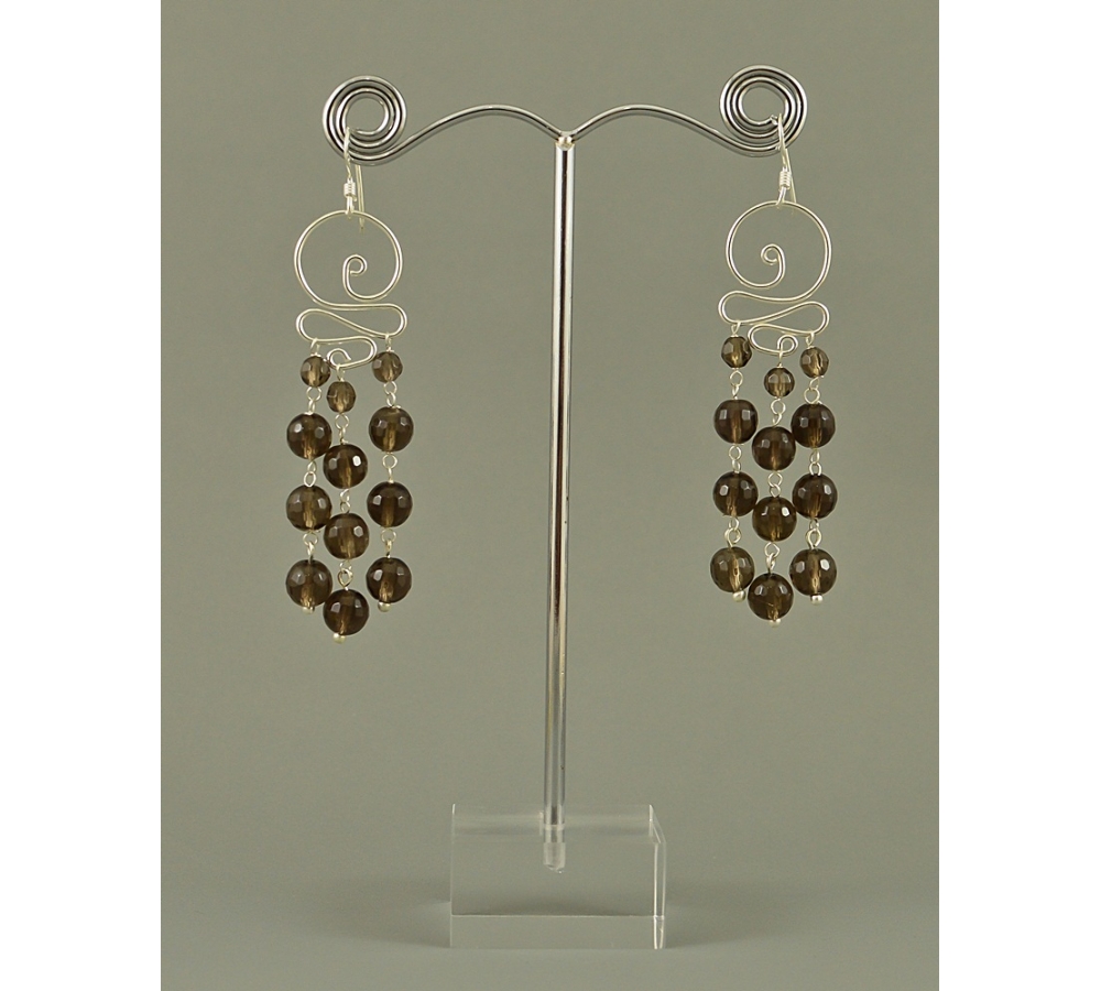 JE436 Smoky Earring