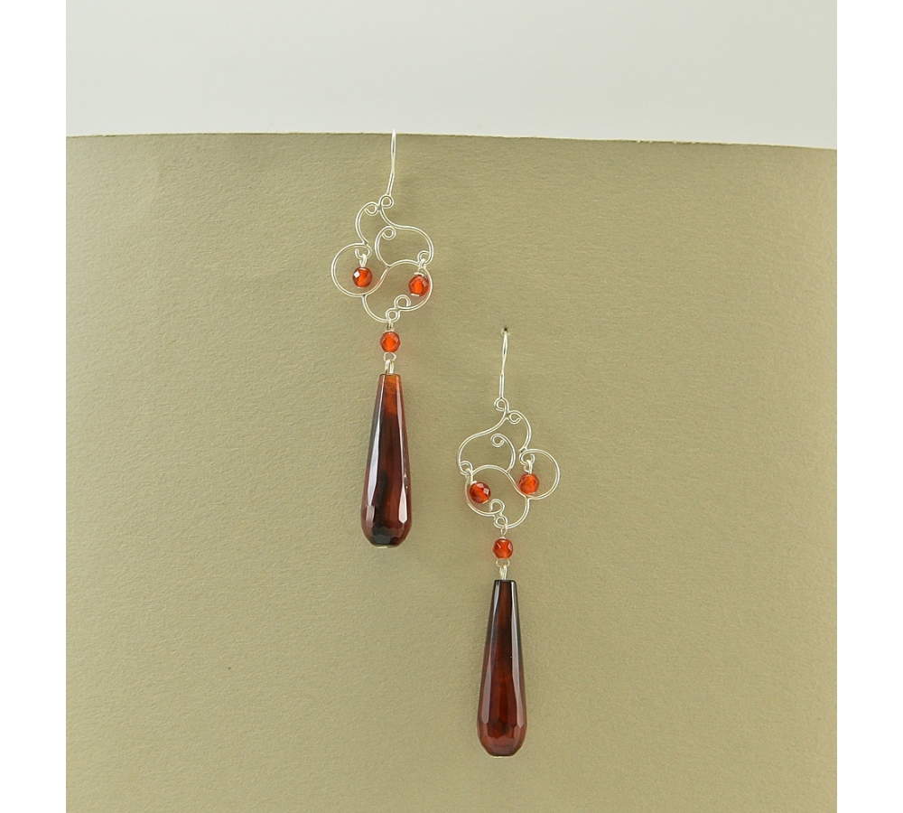 JE421 Carnelian Earring