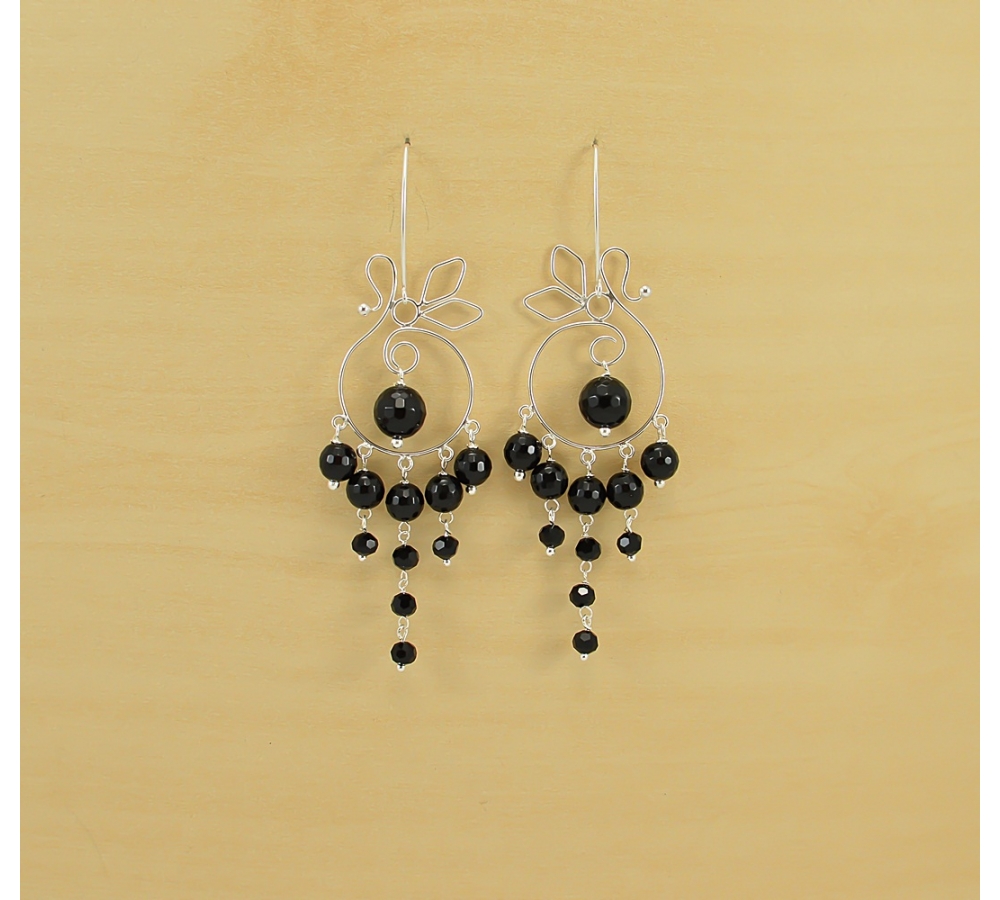 JE 400 Black Onyx Earring