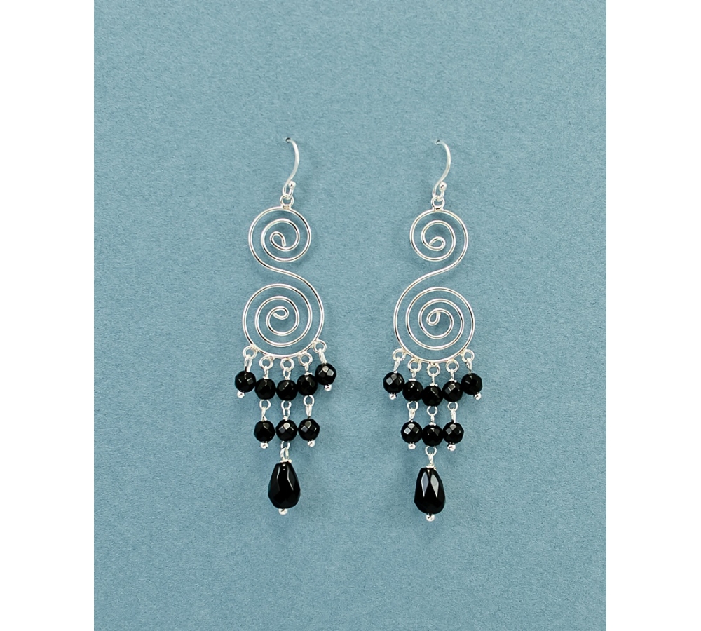 JE397 Smokey Quartz Earring