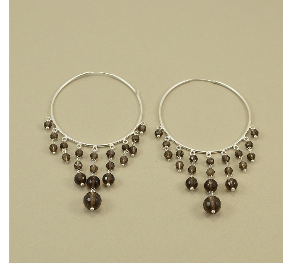 JE386 Smokey Earring