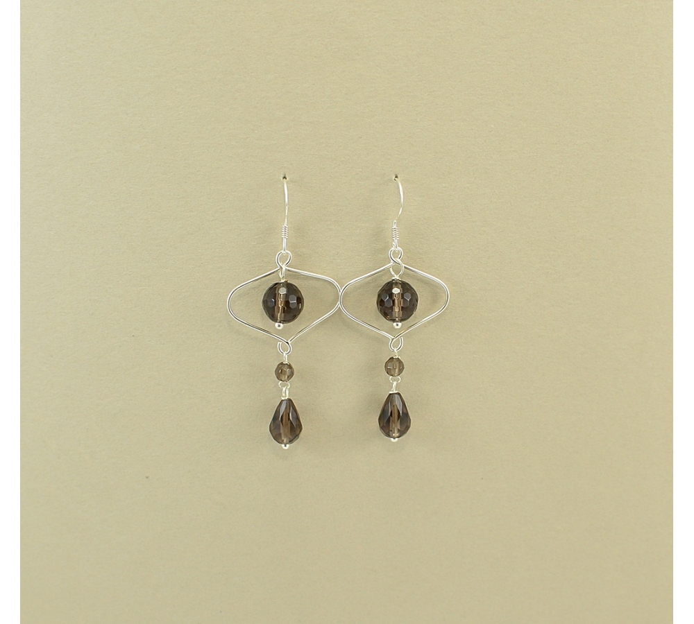 JE383 Amethyst Earring