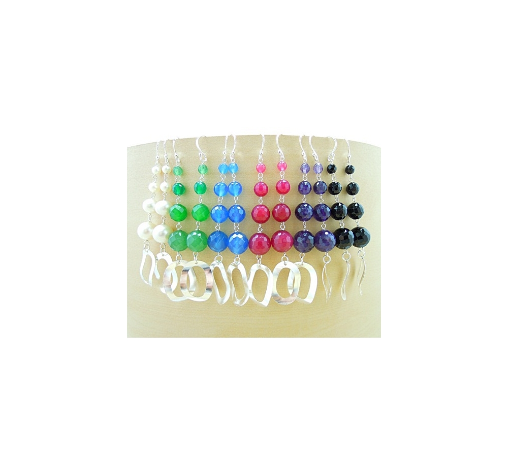 JE382 Precious-Stone Earring