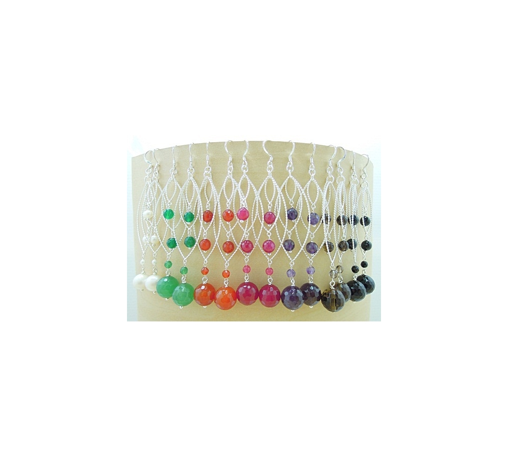 JE381 Precious-Stone Earring