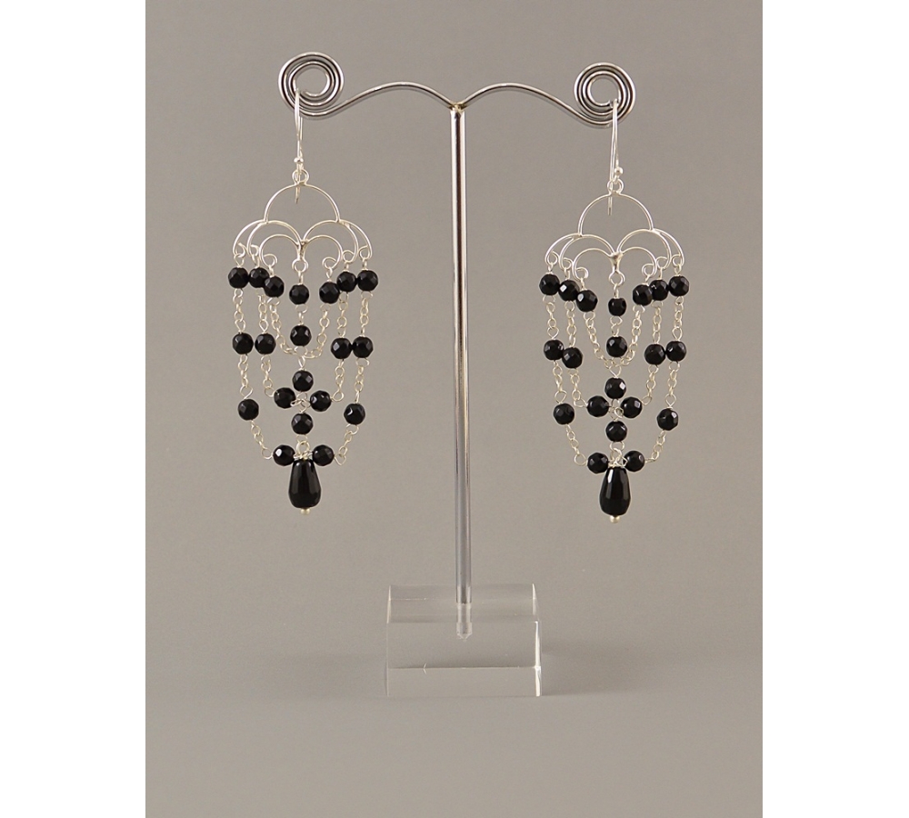 JE372 Onyx Earring
