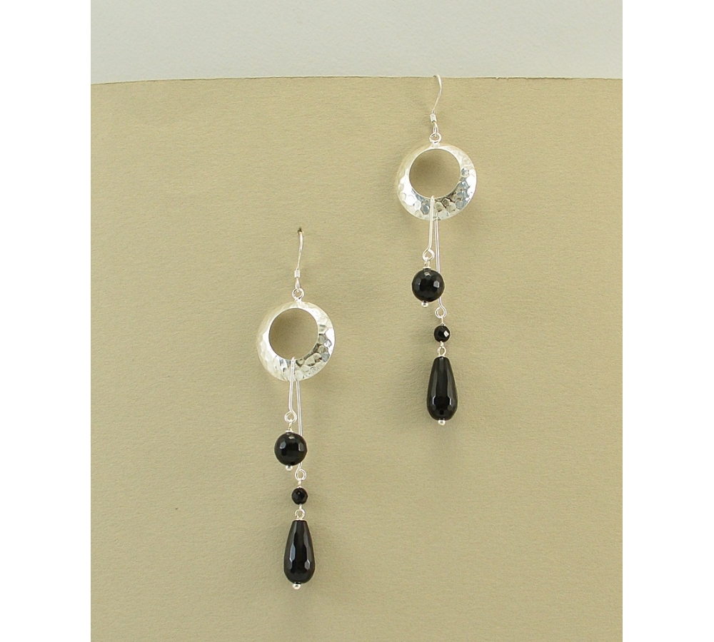 JE361 Black Onyx Earring