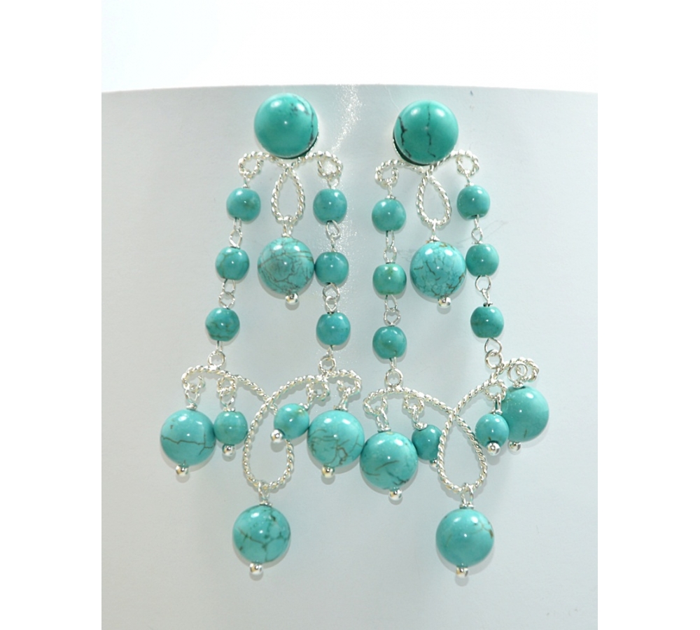 JE348 Turquoise Earring