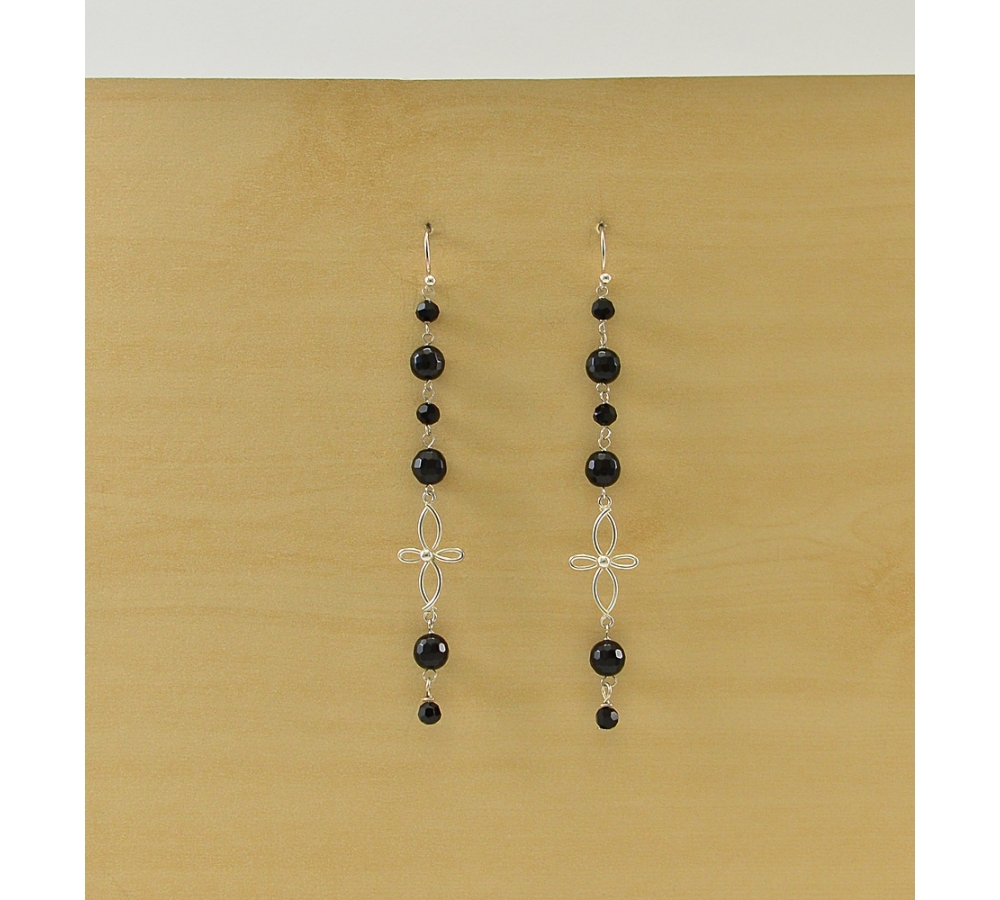 JE339 Black Onyx Earring